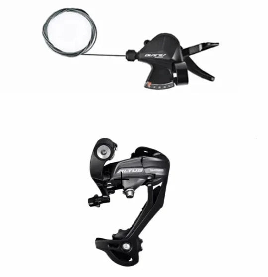 EUNORAU E-Bike Derailleur + Shifter Set