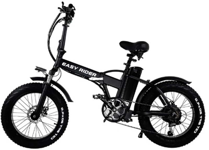 PHATRIDER Easy Rider Folding Fat Tire Electric Bike