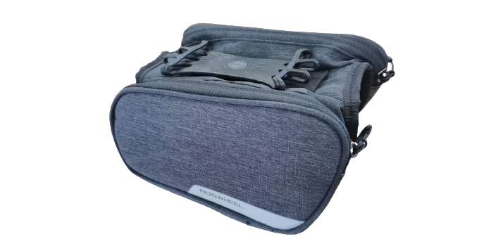 ROSWHEEL Top Bar Bag Phone holder and side pockets