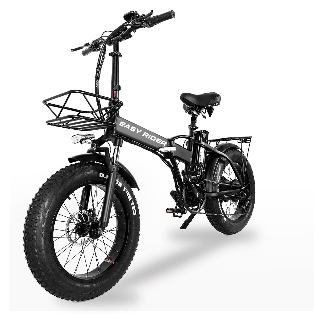 PHATRIDER Easy Rider Folding Fat Tire Electric Bike