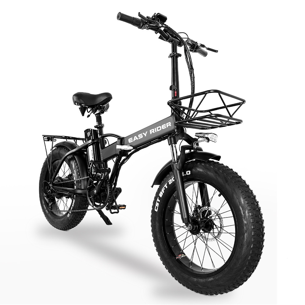 PHATRIDER Easy Rider Folding Fat Tire Electric Bike